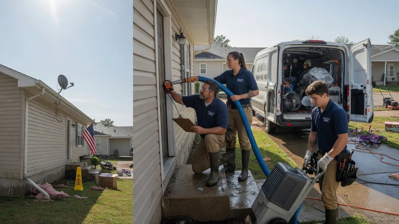 Ceiling Water Damage Restoration in Royalton, KY near me